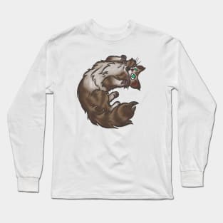 Ready to Play--Gray Tabby Style Long Sleeve T-Shirt